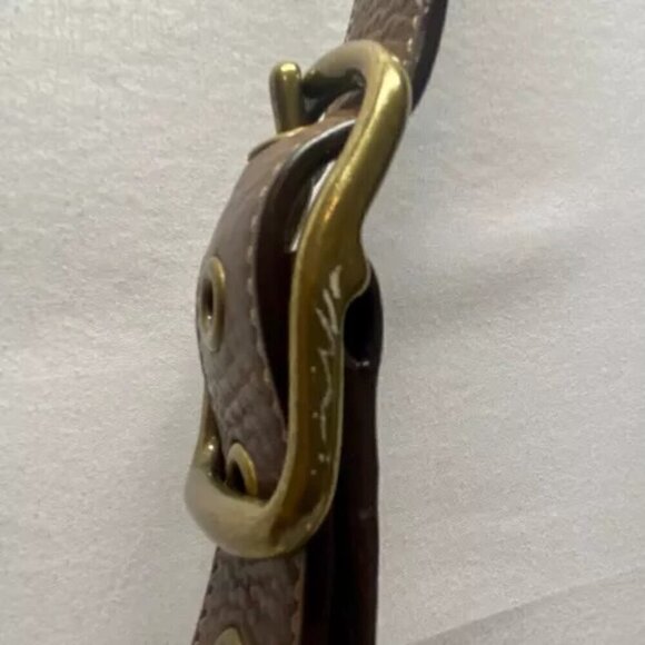 Vintage Coach Legacy Signature Convertible Bucket Duffel Bag 10403 Brown EUC - Picture 6 of 15